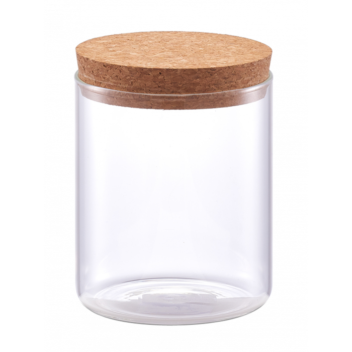 Personalisierbares Vorratsglas mit Korkdeckel