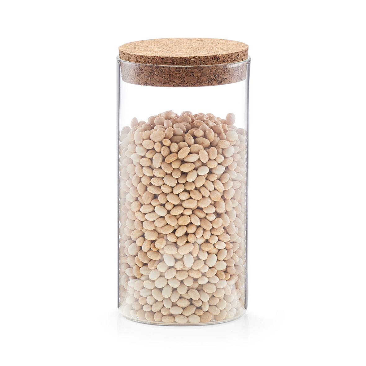 Personalisierbares Vorratsglas mit Korkdeckel